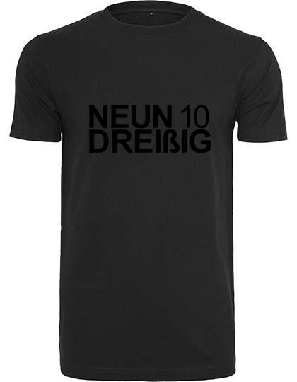 T-Shirt großes Neun10Dreißig Logo Black Edition