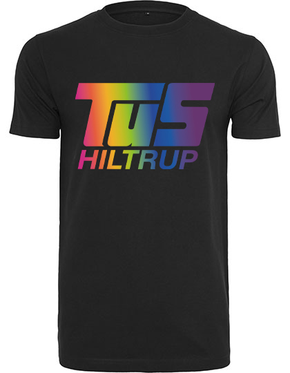 T-Shirt großes TUS Logo Regenbogen