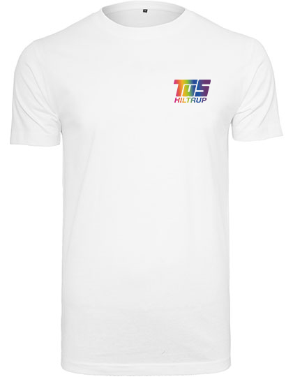 Kids T-Shirt kleines TuS Logo Regenbogen